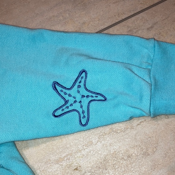 Simply Southern Aqua Hoodie Beach - Picture 3 of 7